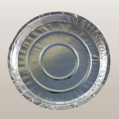 Silver Paper plate 