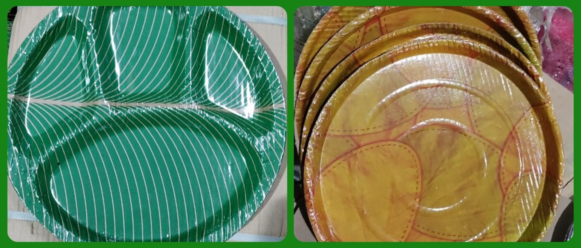 Buffet Green Plate 